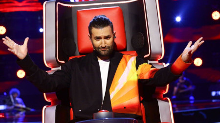 Smiley imagine emoționantă alături de Josephine fiica lui la filmările pentru Vocea României